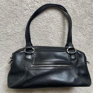 Black leather Cole Haan purse